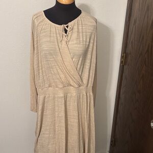 LulaRoe Faux Wrap Elastic Waist Jody Dress size 3X NWT
